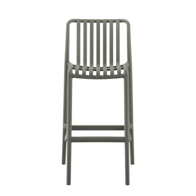 BAR STOOL POLYPROPYLENE CONVEE HM6098.07 DARK OLIVE 38,5x49,5x102Hcm.