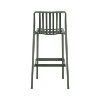 BAR STOOL POLYPROPYLENE CONVEE HM6098.07 DARK OLIVE 38,5x49,5x102Hcm.