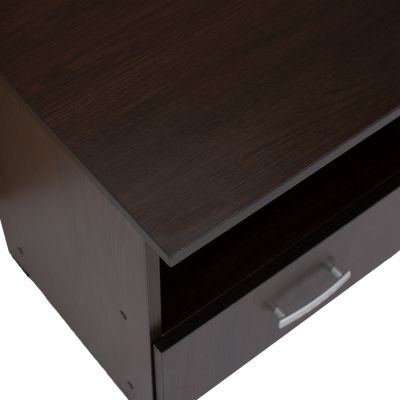 NIGHT STAND WITH DRAWER WENGE HM2431.02 45X40X48 cm.
