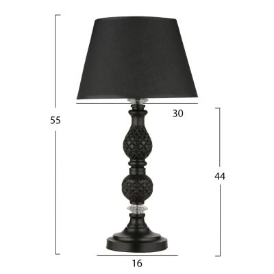 TABLE LAMP FB97665.01, BLACK, Φ30x55