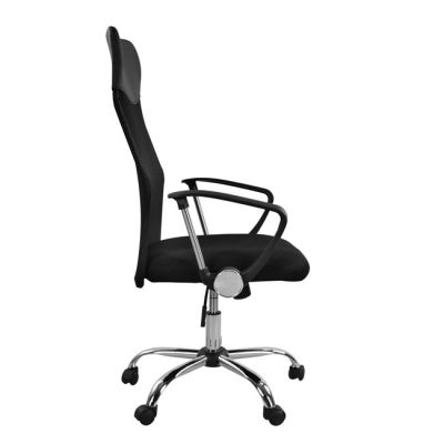 Office chair HM1000.01 Black With Mesh and chromed base 61x56x118 cm