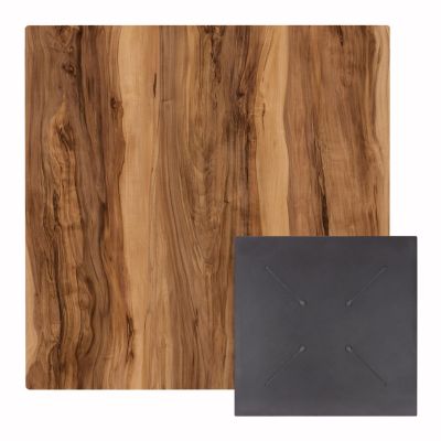 SQUARE HPL TABLETOP HM5839.30 INDIAN SHEΕSHAM 80x80cm.