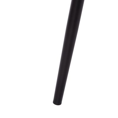 DINING CHAIR HARRIET HM5548.13 ALUMINUM BLACK FRAME-ANTHRACITE P.E.ROPE & CUSHION 60x62x80,5Hcm.