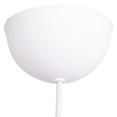CEILING PENDANT CYLINDRICAL LAMP KRIKS HM4707.01 PVC IN WHITE Φ30x70Hcm.