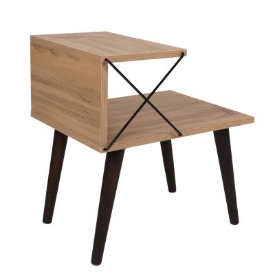 СТРАНИЧНА МАСИЧКА/НОЩНО ШКАФЧЕ МЕЛАМИНОВ В ЕСТЕСТВЕН ЦВЯТ 50x40x55Hcm.HM9434.01