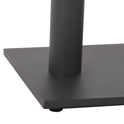 BASE FOR TABLE HM435.20 METAL DOUBLE IN MATTE GREY WITH HEIGHT ADJUSTERS 80Χ40Χ72Hcm.