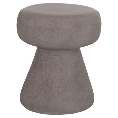 ROUND STOOL INTERON HM18171.03 FIBER CEMENT IN GREY--Φ34x39Hcm.