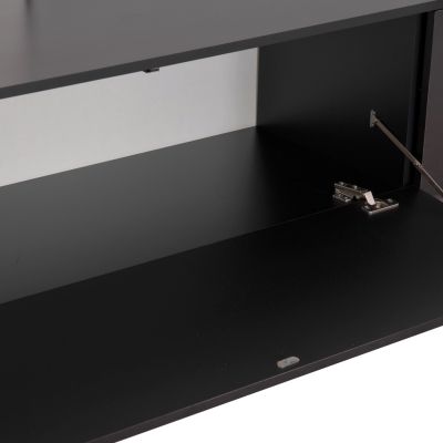 TV FURNITURE COMBO DORT HM18076.02 MELAMINE IN SONAMA-BLACK 249.5x42.2x199.5Hcm.