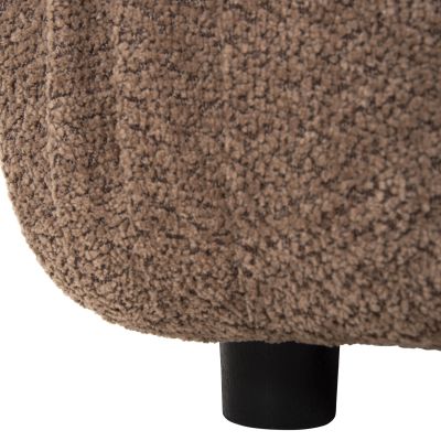 POLYMORPHIC SOFA SHIFTER HM6073.01 TEXTURED FABRIC IN LIGHT BROWN COLOR 290x196x76Hcm.