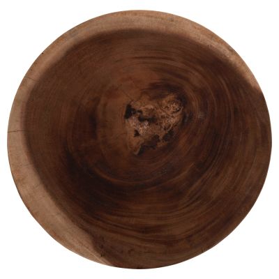 ROUND STOOL FEBRY HM9753.11 SOLID SUAR WOOD IN NATURAL Φ35x45Hcm.