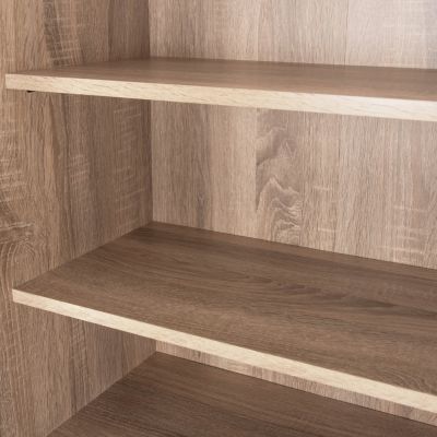 SHOE CABINET CLUSE HM2403.20 MELAMINE IN SONAMA OAK COLOR 60Χ37Χ186,5Hcm.