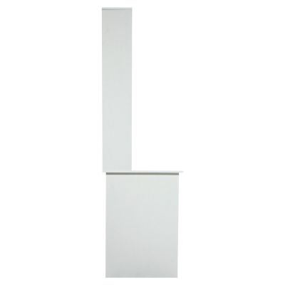 HM2032.03 desk "STATUS" with bookcase-shelves, white, 120x55x182