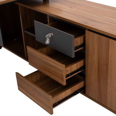 Professional Office Library Reversible Corner Supreme 200x180x76 HM2384