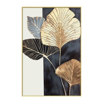 WALL PAINTING TROPICO HM4546.02 BEIGE PS FRAME-PRINTED CANVA 52,5x2,8x72,5Hcm.