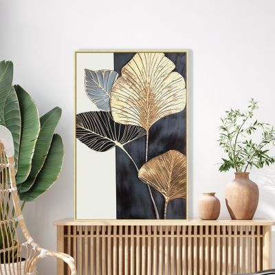 WALL PAINTING TROPICO HM4546.02 BEIGE PS FRAME-PRINTED CANVA 52,5x2,8x72,5Hcm.