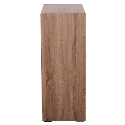 CABINET WITH 4 STORAGE SPACES MATIN HM2479.02 SONAMA OAK MELAMINE 80x39,5x99,5Hcm.