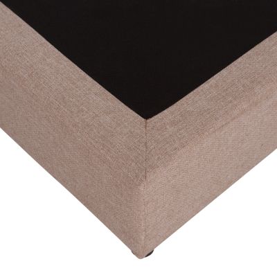 SUBSTRATE KING-SIZE BED SIGGY HM21218.01--BEIGE FABRIC--FOR MATTRESS 180x200cm.