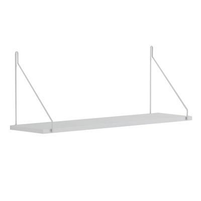 СТЕНЕН РАФТ AGILAN HM9183.15 МЕЛАМИН В БЯЛО-БЯЛ МЕТАЛ 72x20x27Hcm.