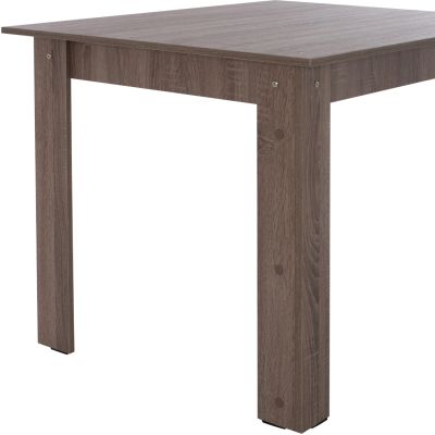 КУХНЕНСКА МАСА KELVIN HM2429.05, ПЕПЕЛЯВО СИВА, 140x80x77