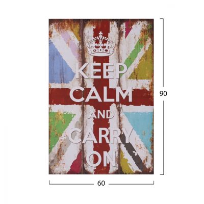 Платно Keep Calm HM7154.03 60X90X2.5 см.