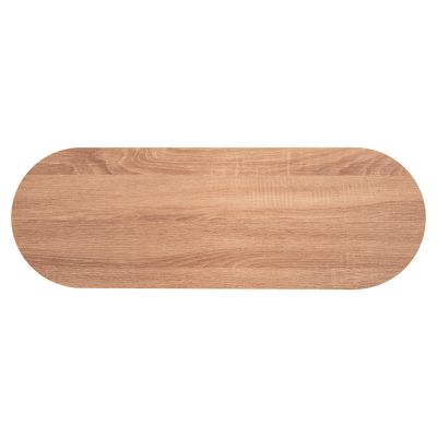 ENTRYWAY HANGER WITH CABINET SHELF STOR HM18078.02 MELAMINE IN SONAMA 84x15.5x28.5Hcm.