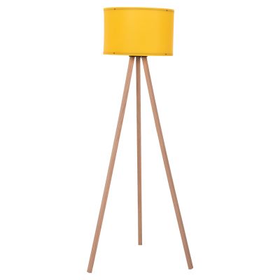 ПОДОВА ЛАМПА В ЕКРЮ И ЖЪЛТО HM7272.15 Φ38x145см.