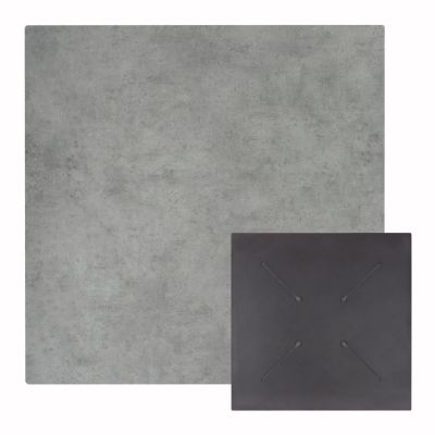 HPL TABLETOP HM5837.32 SQUARE IN CEMENT COLOR 60X60cm