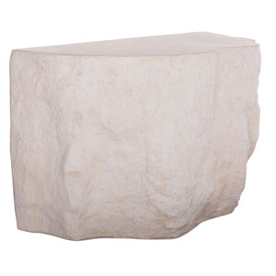 CONSOLE ROCK INTERON HM18152.02 FIBER CEMENT IN WHITE--120x50x71Hcm.cm.