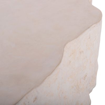 CONSOLE ROCK INTERON HM18152.02 FIBER CEMENT IN WHITE--120x50x71Hcm.cm.