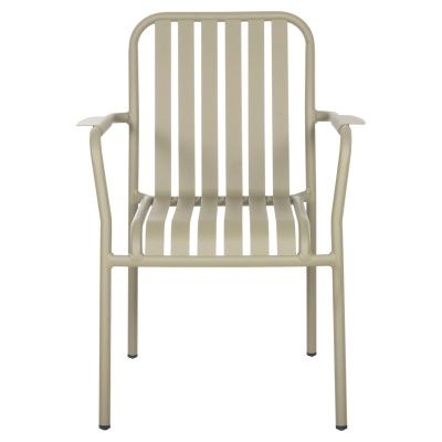 ALUMINUM ARMCHAIR RACHEL HM6088.07 DARK OLIVE 63x58x85Hcm.
