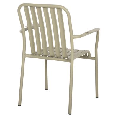 ALUMINUM ARMCHAIR RACHEL HM6088.07 DARK OLIVE 63x58x85Hcm.