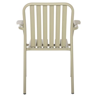 ALUMINUM ARMCHAIR RACHEL HM6088.07 DARK OLIVE 63x58x85Hcm.