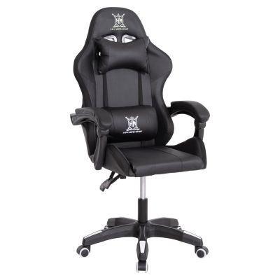GAMING ARMCHAIR DARREN HM1203.04 BLACK-WHITE PVC 58.5x100x120Hcm.