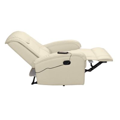 HM0026.02 Armchair, massage mechanism, PU OFF-WHITE 80x96x97 cm