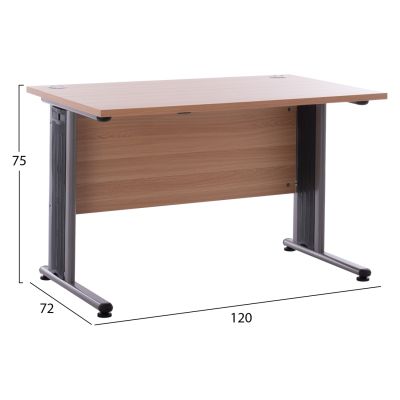 Professional office HM2044.01 in oak color 120x72x75