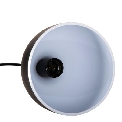 CEILING PENDANT LAMP HM4137 3-LIGHT BLACK METAL Φ33x33-115Hcm.