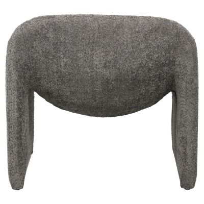 КРЕСЛО SPINER HM9599.01 СИВО ПЛАТ ОТ БУКЛЕ 81x64x74Hcm.