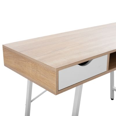 HM2128.01 desk, sonama-white, 120x48x76,5