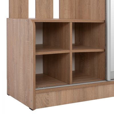 ENTRANCE FURNITURE WITH SLIDING WARDROBE AND MIRROR SONAMA HM2424 120X45X210Yec.