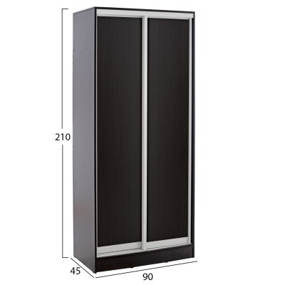 ΝΤΟΥΛΑΠΑ ΣΥΡΟΜΕΝΗ ADLER ΜΕΛΑΜΙΝΗΣ 90x45x210Yек. ΒΕΓΓΕ 2ΦΥΛΛΗ HM2436.02