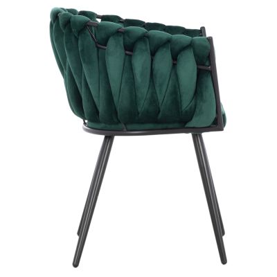 ΠΟΛΘΡΟΝΑΚΙ LUANDA ΒΕΛΟΥΔΟ ΚΥΠΑΡΙΣΣΙ ΜΕΤΑΛΛΙΚΑ ΠΟΔΙΑ HM8741.03 60x54x78 ек.