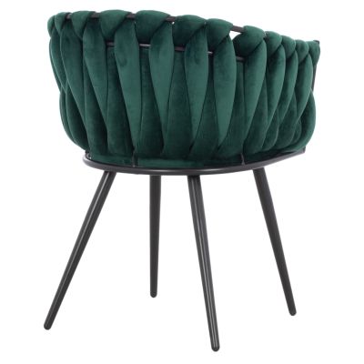 ΠΟΛΘΡΟΝΑΚΙ LUANDA ΒΕΛΟΥΔΟ ΚΥΠΑΡΙΣΣΙ ΜΕΤΑΛΛΙΚΑ ΠΟΔΙΑ HM8741.03 60x54x78 ек.