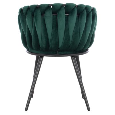 ΠΟΛΘΡΟΝΑΚΙ LUANDA ΒΕΛΟΥΔΟ ΚΥΠΑΡΙΣΣΙ ΜΕΤΑΛΛΙΚΑ ΠΟΔΙΑ HM8741.03 60x54x78 ек.