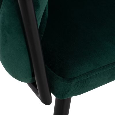 ΠΟΛΘΡΟΝΑΚΙ LUANDA ΒΕΛΟΥΔΟ ΚΥΠΑΡΙΣΣΙ ΜΕΤΑΛΛΙΚΑ ΠΟΔΙΑ HM8741.03 60x54x78 ек.