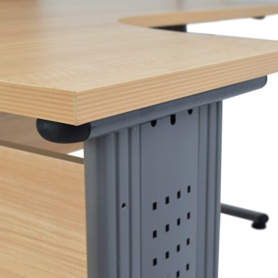 Professional office HM2043.01L Oak left corner 160x120x75