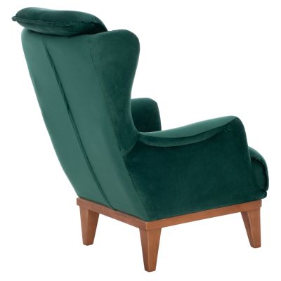 HM9313.13 BENNINGTON cypress green velvet armchair, 75x100x100cm