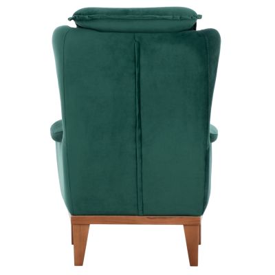HM9313.13 BENNINGTON cypress green velvet armchair, 75x100x100cm