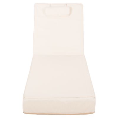 ВЪЗГЛАВНИЦА ЗА ШЕЗЛОНГ TEXTLINE SIFNOS БЕЖОВ FB911761.02 200(120+80)x70x20Hcm.