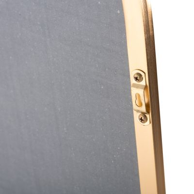 FLOOR STANDING MIRROR JOELY HM9578.30 ALUMINUM FRAME IN GOLD COLOR 40x31x160Hcm.
