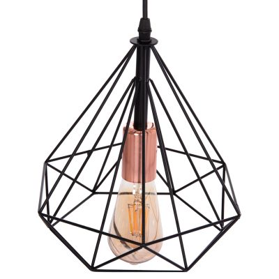 ПАНЕЛЕН ЛАМПА HM4041 3-LIGHT ЧЕРЕН МЕТАЛ 25x22x123Hcm.